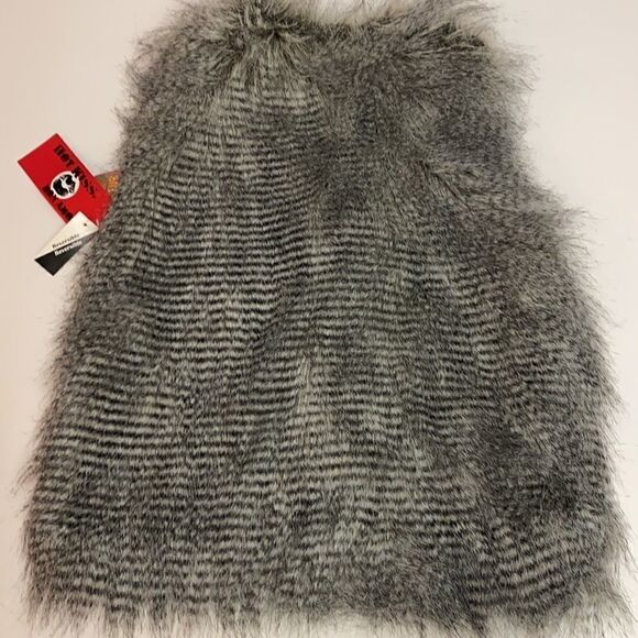 Hot Kiss Faux Fur Reversible Teddy Vest Size Large - Picture 9 of 12